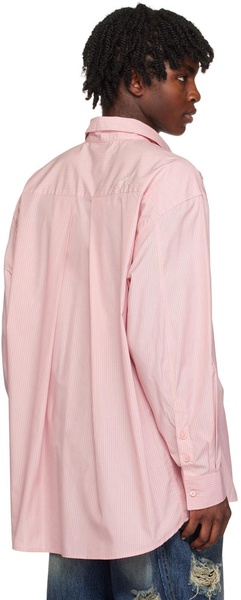 Pink Pinstripe Shirt