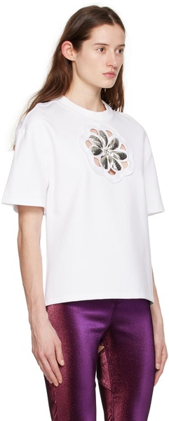 White Mussel Flower T-Shirt