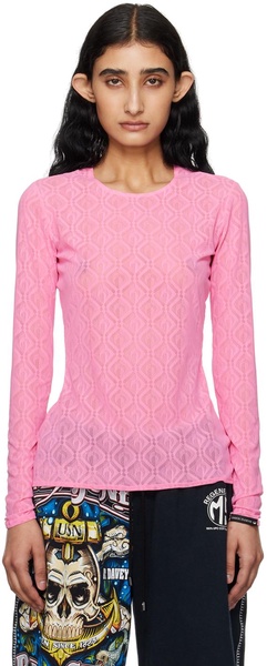 Pink Moon Diamant Long Sleeve T-Shirt