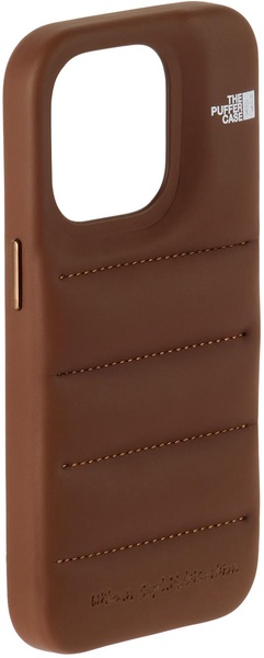 Brown 'The Puffer' iPhone 14 Pro Case