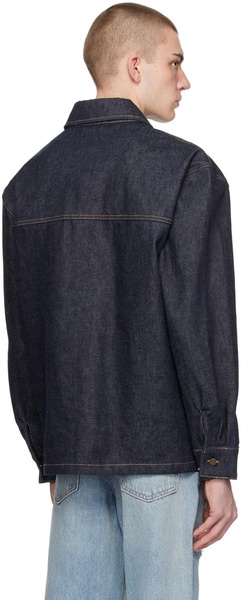 Indigo Utility Denim Shirt