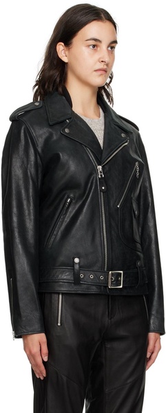 Black Dallas Leather Jacket