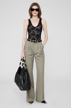 Carrie Pant - Green Khaki