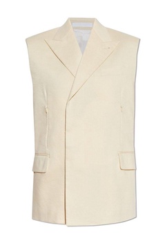 Helmut Lang Straight Hem Sleeveless Waistcoat