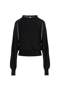 Cut out insert top sweater