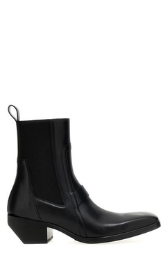 Rick Owens 'Heeled Silver' Boots