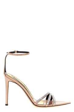 Alexandre Vauthier Metafisico Embellished Pointed-Toe Sandals