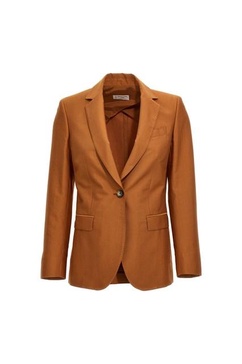 Cotton single breast blazer jacket