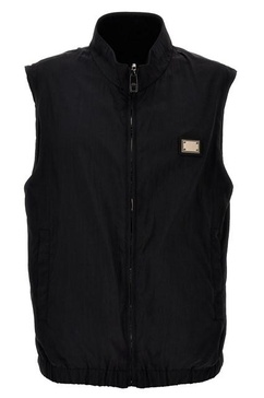 Dolce & Gabbana Logo Plaque Reversible Vest