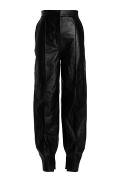 Loewe Women Leather Balloon-Style Pants