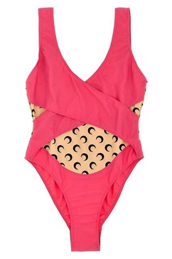 'All Over Moon' one-piece swimsuit