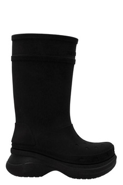 Balenciaga X Crocs Boots Boots, Ankle Boots Black