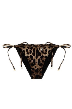 Dolce & Gabbana Leopard Printed Bikini Briefs