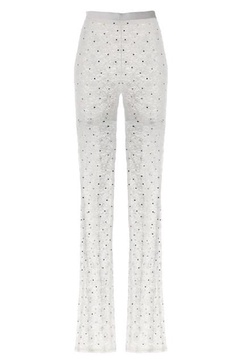 Rhinestone lace leggings