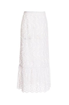 Macramé long skirt