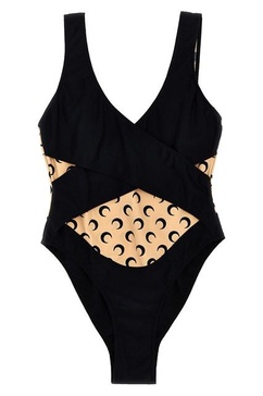 'All Over Moon' one-piece swimsuit