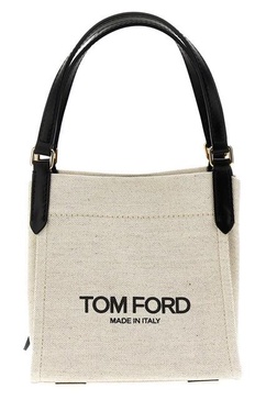 Tom Ford Amalfi Logo Print Small Tote Bag