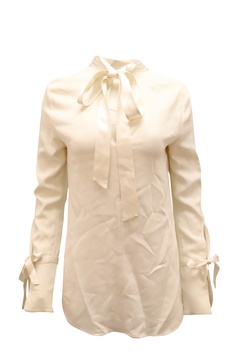 costello blouse in white viscose