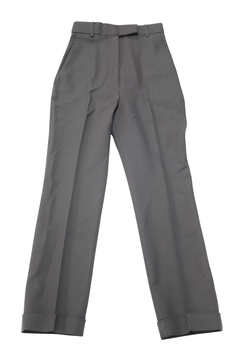 tailored pants in grey viscose