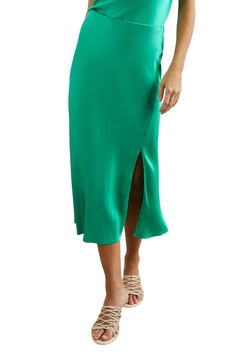 maya midi skirt in jade