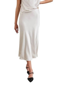 anya event skirt in ivory