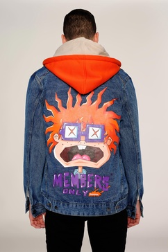 men's chucky hoodie trucker jacket