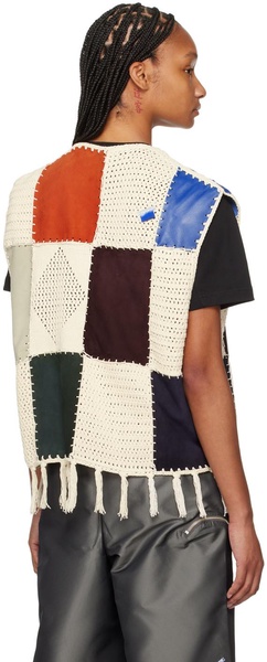 Multicolor Patchwork Vest