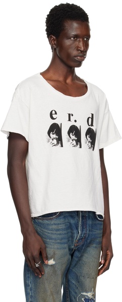 White Louise Eats Sandwich 'E.R.D.' T-shirt