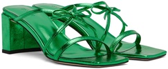 Green June Heeled Sandals