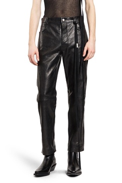 govaart 5 pocket leather trousers