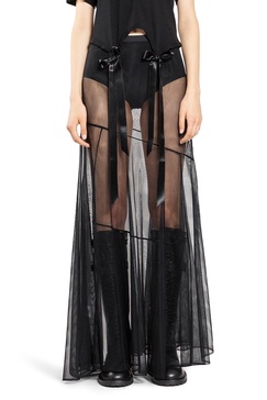 sheer bias cut skirt