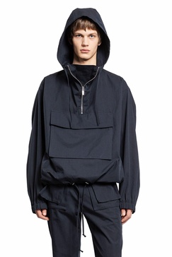 gusset hooded jacket