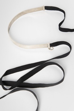 mikkel side plate belt with ribbon