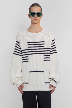 graphic wool sweater