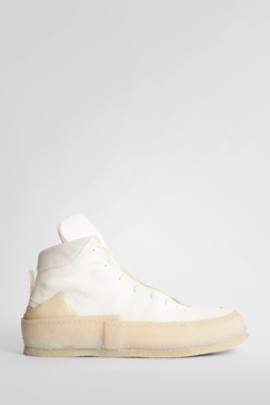 high-top crepe sole sneakers