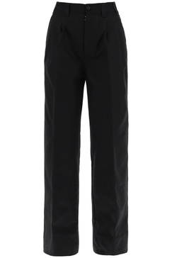 Maison margiela cotton gabardine trousers for