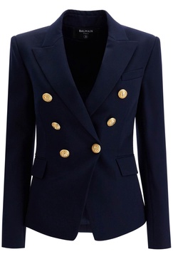 Balmain '6 Button Grain De Poudre Jacket