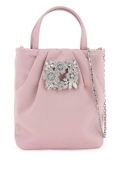 ROGER VIVIER Mini Satin Draped Pocket Handbag