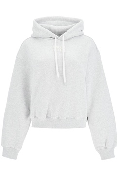 Alexander Wang Boxy Hoodie With Hood