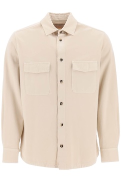 Agnona Cotton & Cashmere Shirt