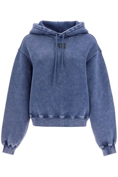 Alexander Wang Boxy Hoodie With Hood