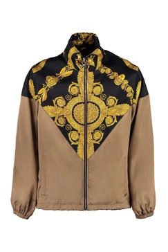 VERSACE Baroque Print Techno Fabric Jacket for Men