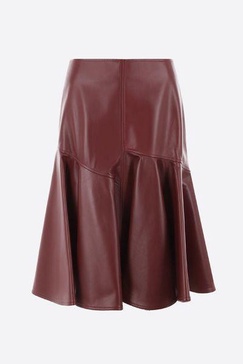 Bottega Veneta Leahter A Line Skirt