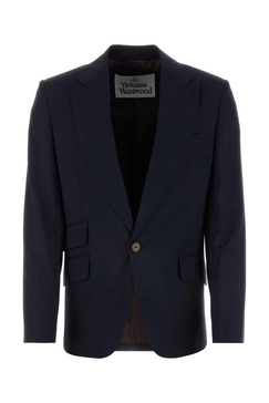 Vivienne Westwood Man Navy Blue Wool Blazer