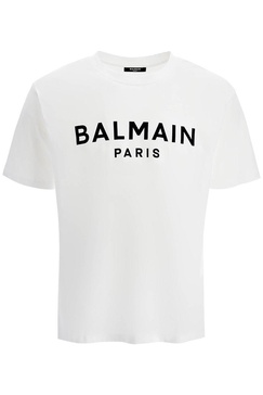 Balmain T Shirt With Logo Print