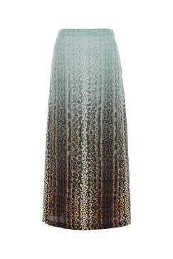 Fendi Woman Printed Silk Skirt