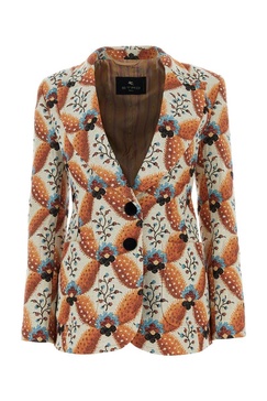 Etro Geometric Pattern Jacquard Jacket