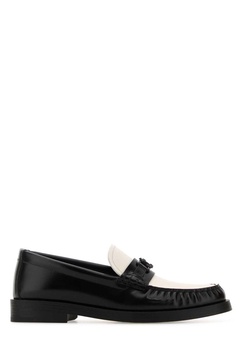 Jimmy Choo Woman Two-Tone Leather Addie Loafers