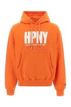 Heron Preston Hpny Print Drawstring Hoodie