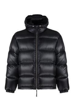 Hooded Nylon Down Jacket